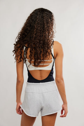 Knockout Short / White Heather Grey