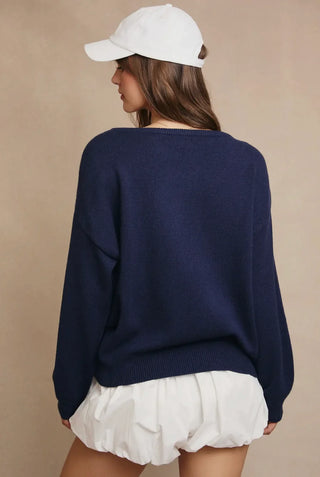 Goldendoodle Graphic Knit Sweater