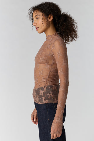 Lady Lux Layering Top / Chocolate Malt