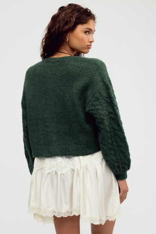 Thistle Cardi / Pine Needle
