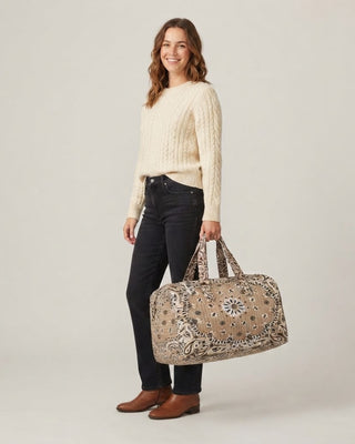 Bandana Duffel Bag / Tan