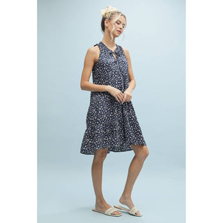 Ditsy Floral Tiered Shift Dress