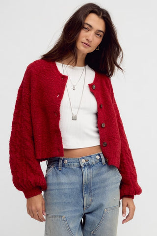 Thistle Cardi / Richest Red