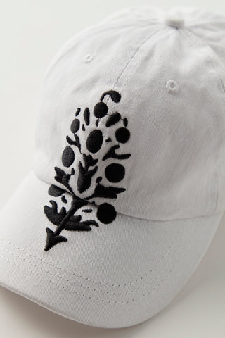 Big Buti Baseball Cap / White