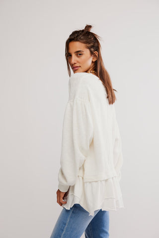 Maddie Long Sleeve/ Clean Ivory