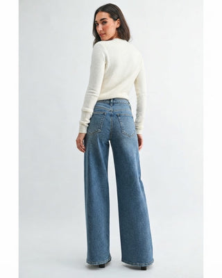 Bondville Twisted Seam Wide Leg