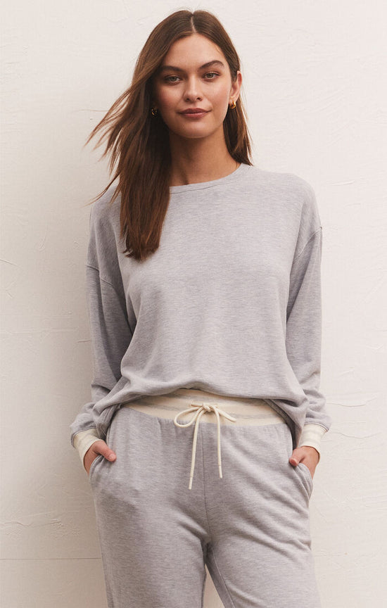 Load image into Gallery viewer, Extra Cozy Modal Sweatshirt Heather Grey
