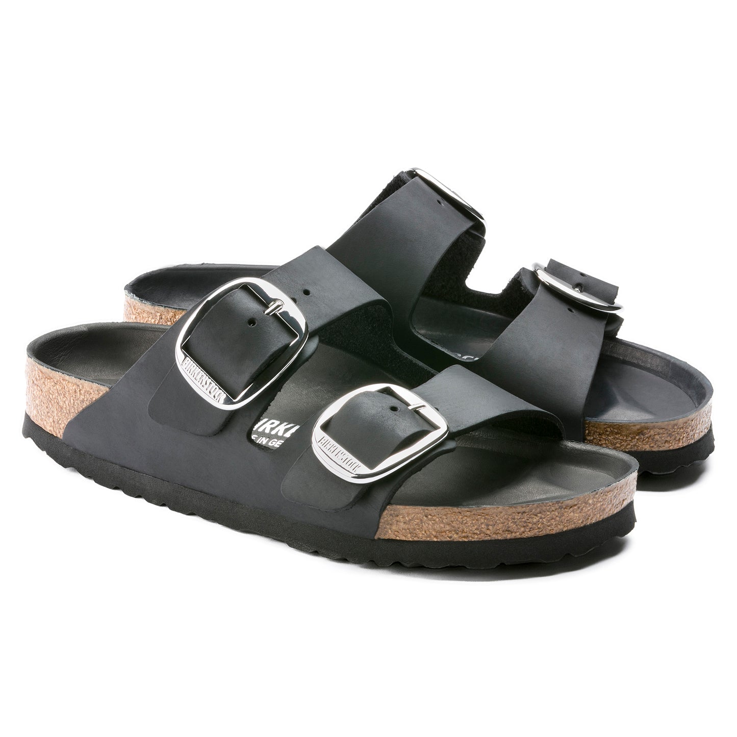 Arizona Big Buckle Oiled Leather Black