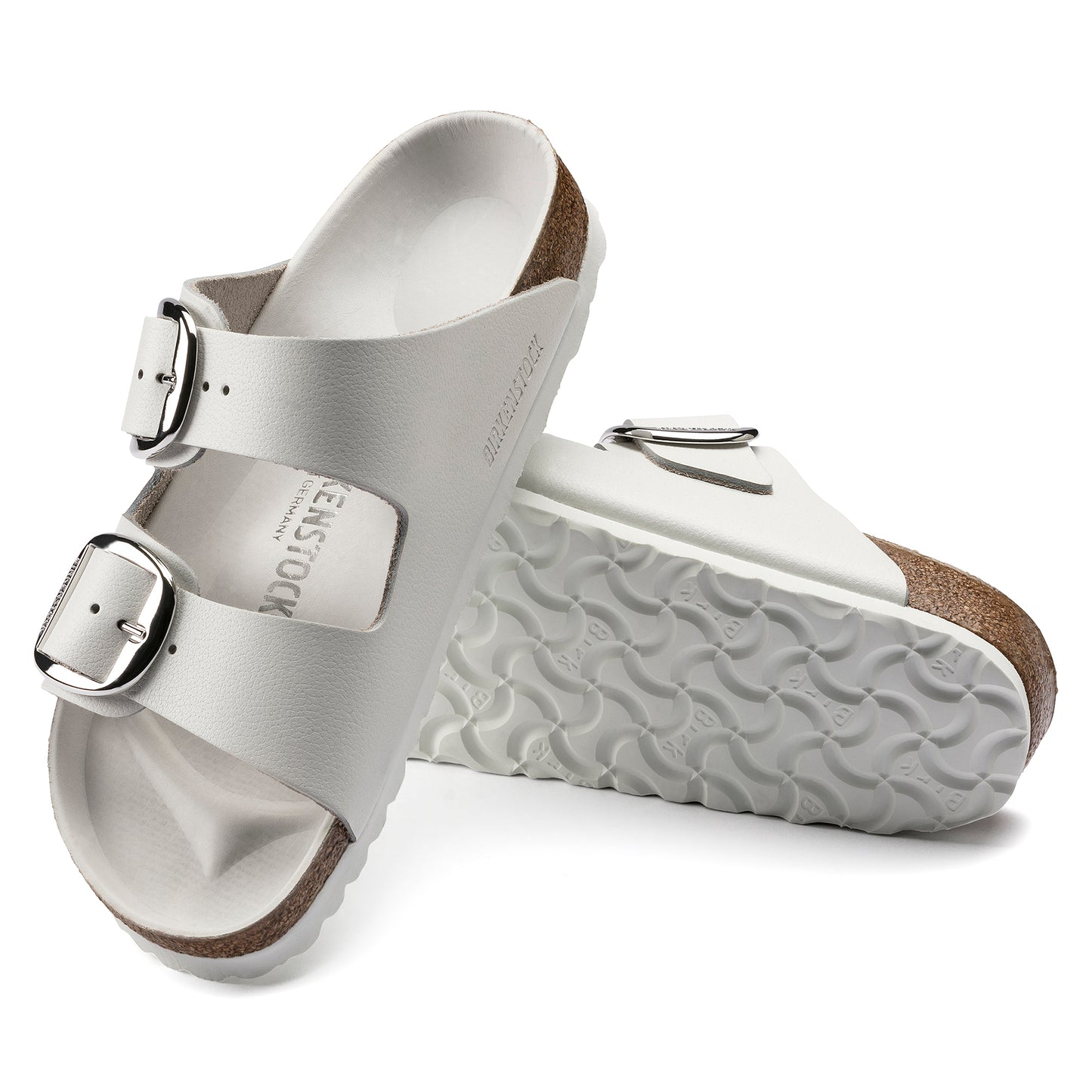 Arizona Big Buckle Leather White