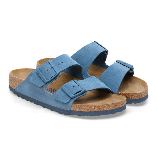 Arizona Soft Footbed Suede Leather Elemental Blue