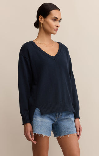 All Around V-Neck Sweater / Eclipse