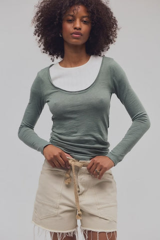 Siren Long Sleeve / Olive Leaf