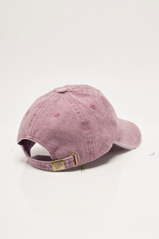 Big Buti Baseball Cap / Deep Mulberry Tonal
