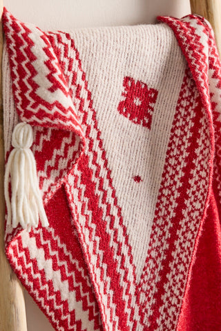 Over The Coat Shawl / Red