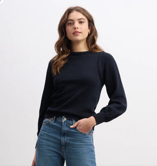 Braided Sweater - Black