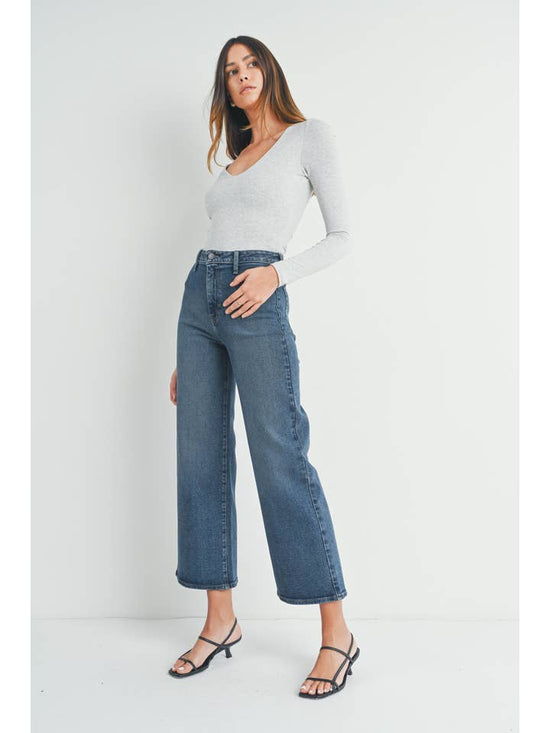 Trouser Wide Leg / Dark Denim