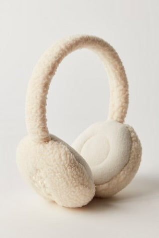 Double Diamond Ear Warmer / Winter White