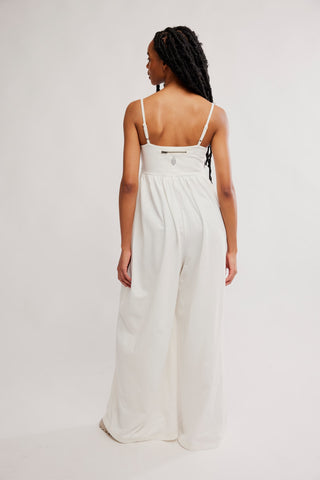 Hot Shot Strappy Onesie / Ivory
