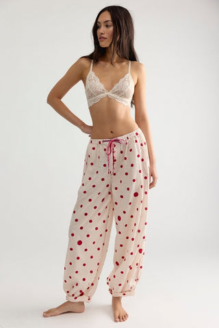 On Repeat PJ Pant / Dots- Ivory Combo