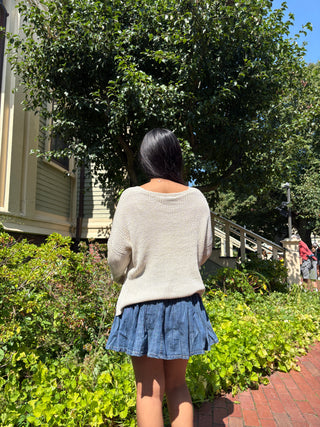 Everyday Ribbed V Mercer / Half Moon