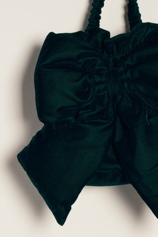Belle Velvet Bow Bag