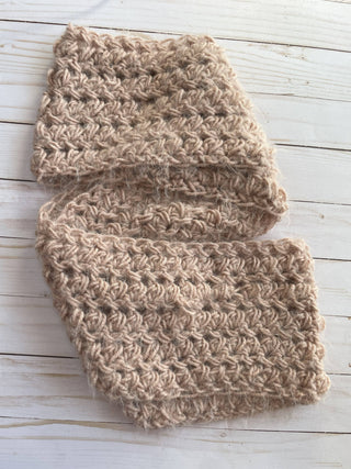 Pink Handmade Infinity Scarf