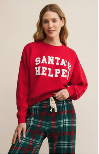 Holiday Sweatshirt / Festive Red