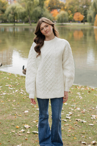 Oversized Luxe Knit / Ivory