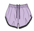 Now Or Never Short / Cool Lilac