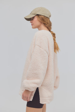 Cabin Fever Fleece Tunic / Cream