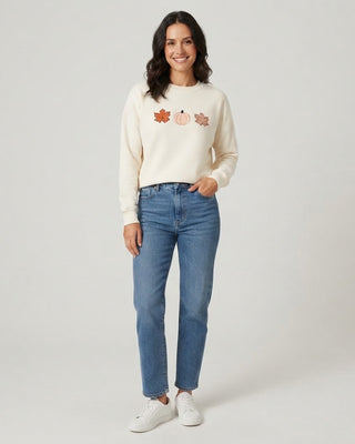 Pumpkin Patch Sweatshirt / Cream