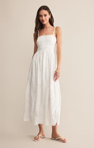 Dani Embroidered Midi Dress