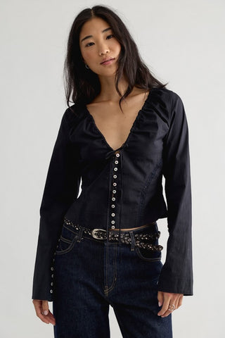 Colette Corset Top / Black