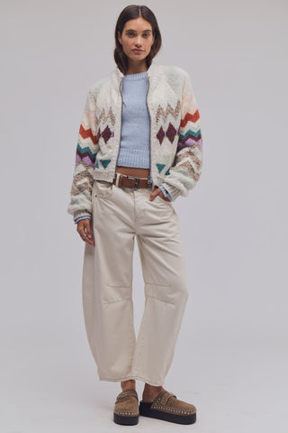 Sundazed Jacquard Cardi / Light Grey Combo
