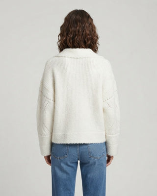 Luxe Collared Sweater / Ivory