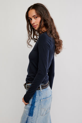 So Soft Seamless Long Sleeve / Black