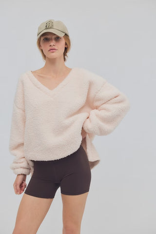 Cabin Fever Fleece Tunic / Cream