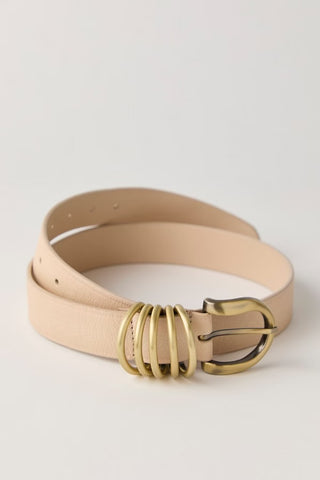Rori Leather Belt / Cream