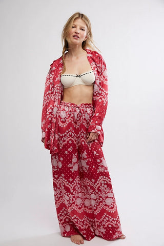 Dreamy Days Pajama Set / Cherry Combo