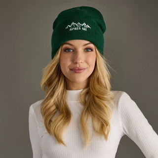 Apres Ski Knit Beanie / Dark Green