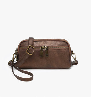 Sunny Dual Crossbody / Cocoa Pearl