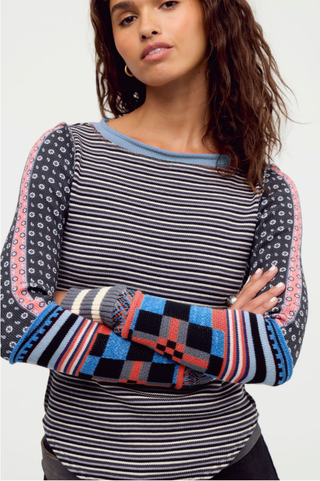 Macey Swit Cuff / Charcoal Combo