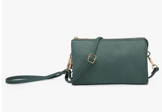 Riley Crossbody Wristlet / Forest Green