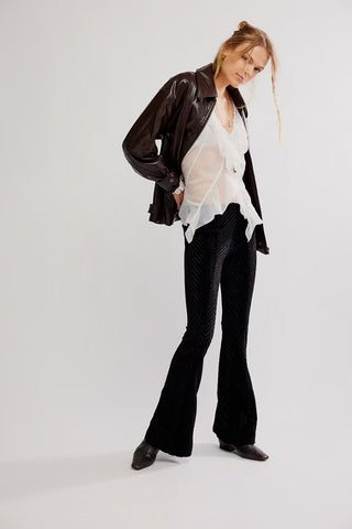 Penny Pull On Velvet/ Black