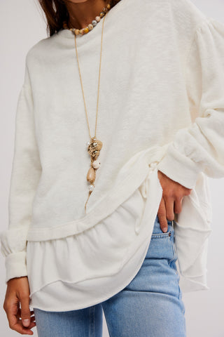 Maddie Long Sleeve/ Clean Ivory