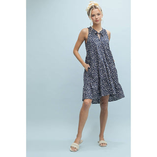 Ditsy Floral Tiered Shift Dress