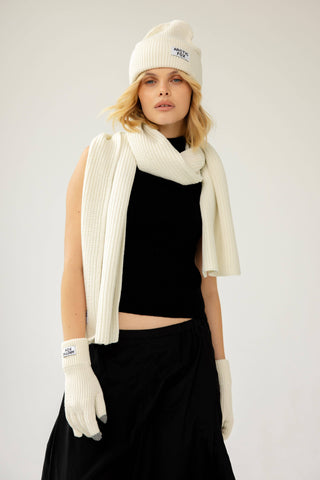 Recycled Bottle Beanie - Winter White