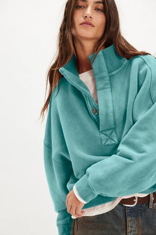 Timeless Pullover / Aqua