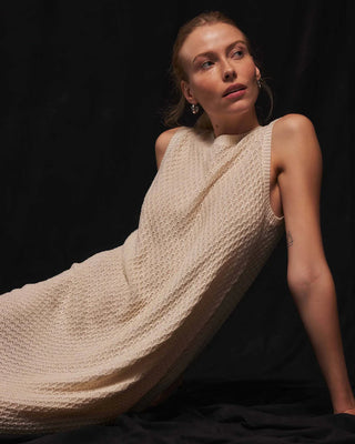 Crochet Knit Column Dress