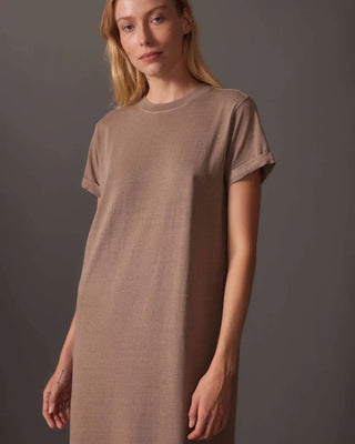Relaxed Tee Dress / Warm Grey